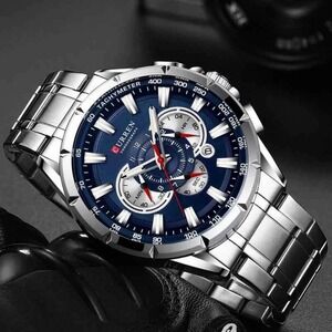 CURREN Stylish Chronograph Stainless‎ Steel Watch for Men